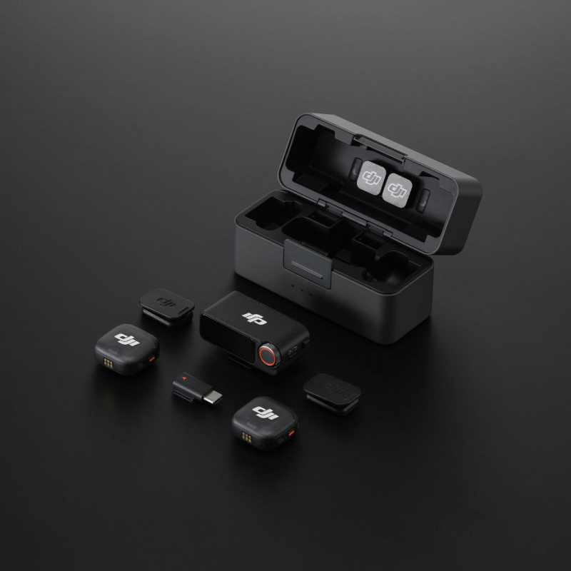DJI Mic 3 (2 TX + 1 RX + estuche de carga)