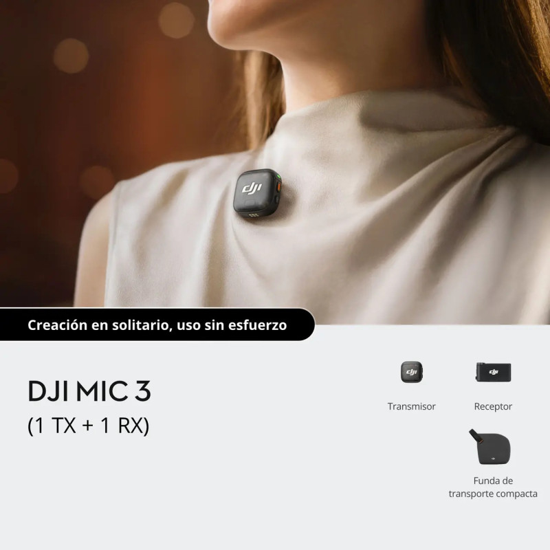 DJI Mic 3 (1 TX + 1 RX) 