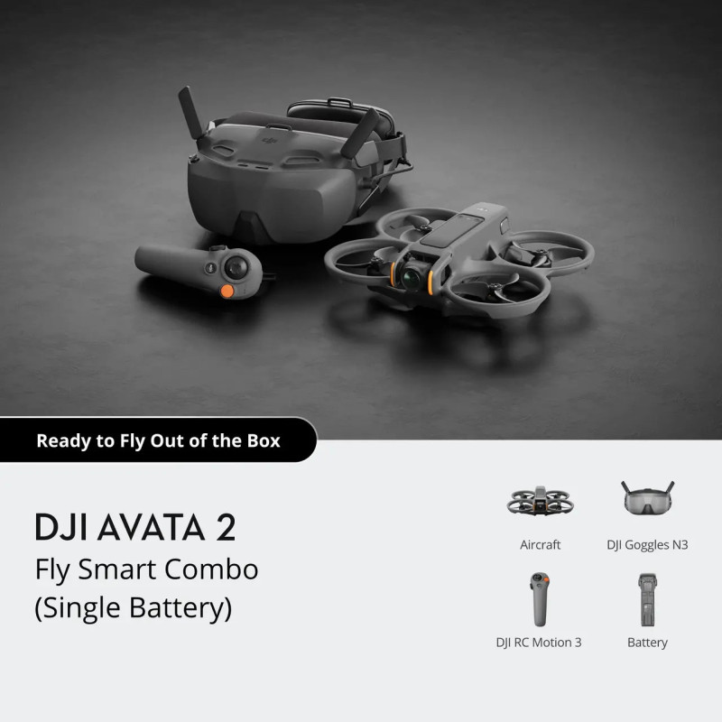 DJI Avata 2 Fly Smart Combo（Single Battery）