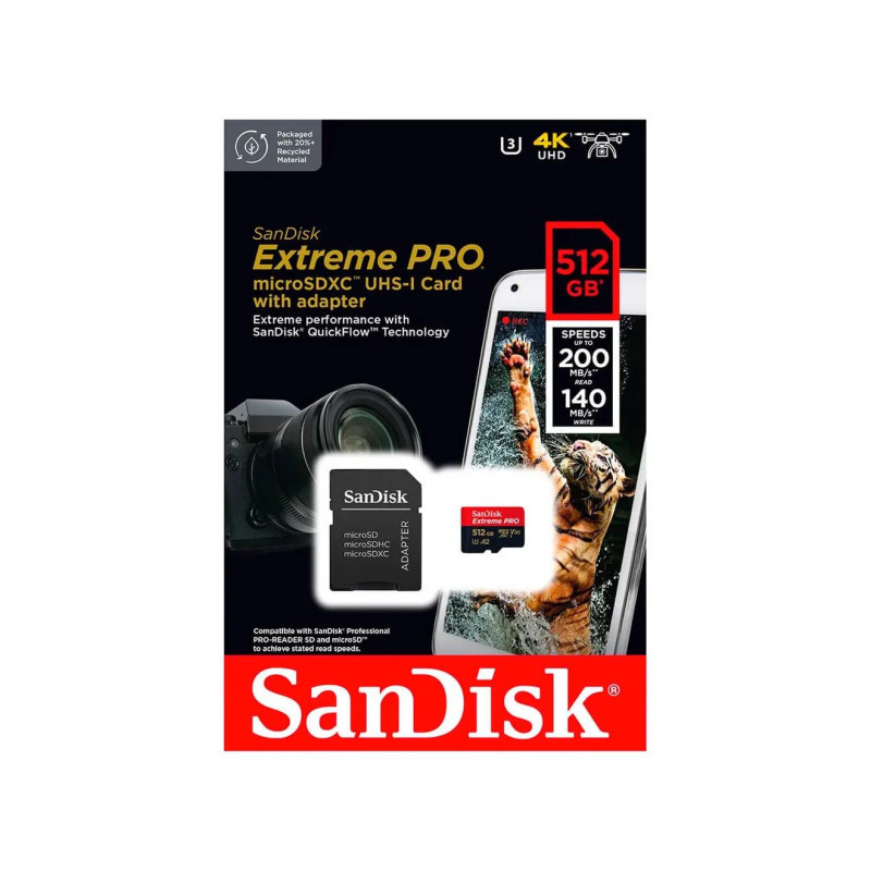 Micro SD A2 Extreme PRO 512 GB