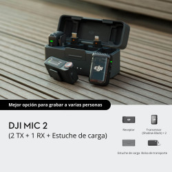 DJI Mic 2 (2TX+1RX+charging Case)