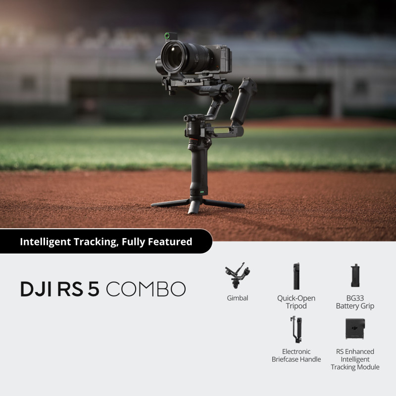 Estabilizador de cámara profesional DJI RS 5 Combo