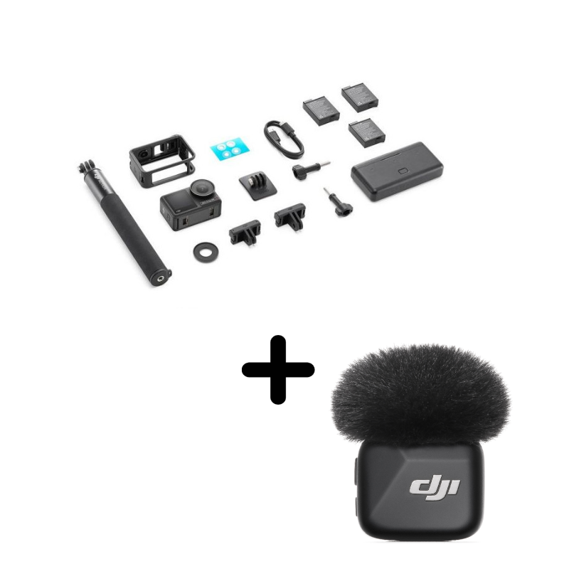 DJI Action 4 Adventure Combo + DJI Mic Mini Transmitter