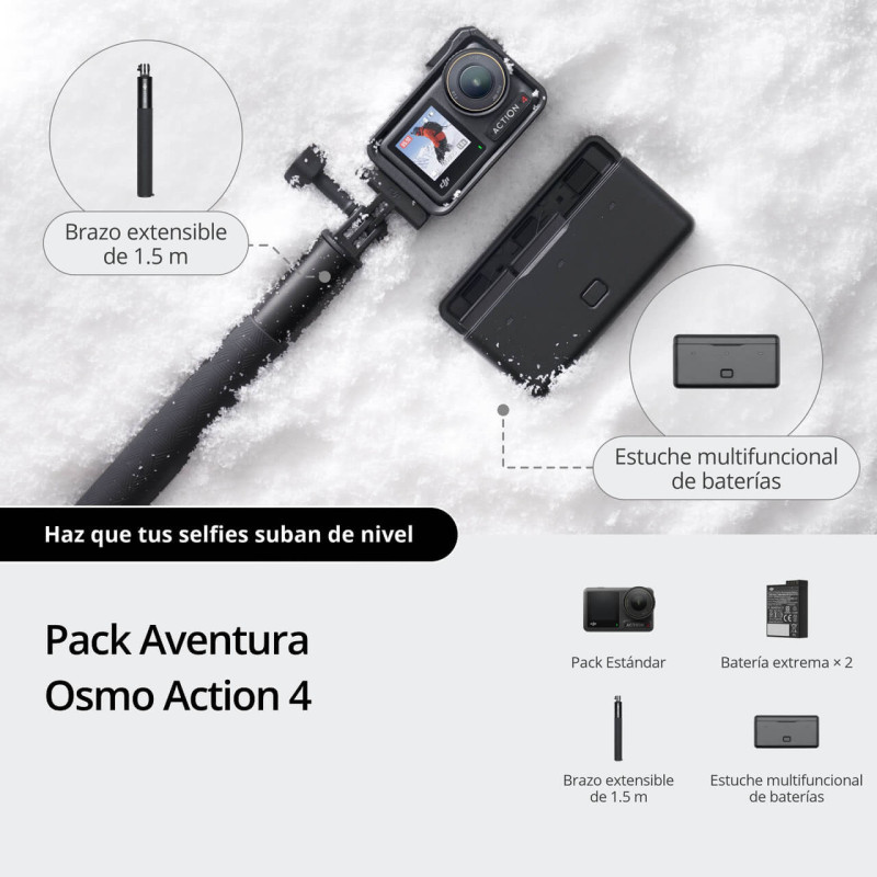 DJI Osmo Action 4 Adventure Combo (Refurbished by DJI )