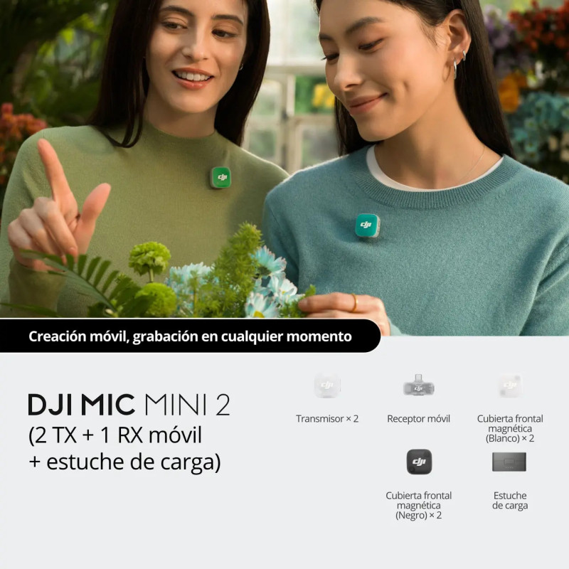 DJI Mic Mini 2 (2 TX + 1 Mobile RX + Charging Case)