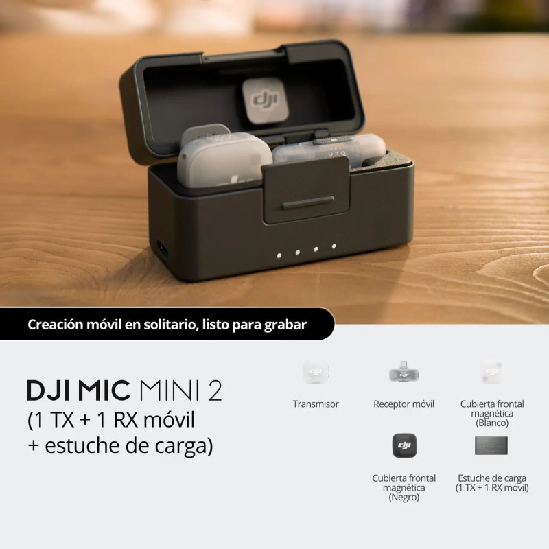 DJI Mic Mini 2 (1 TX + 1 Mobile RX + Charging Case)