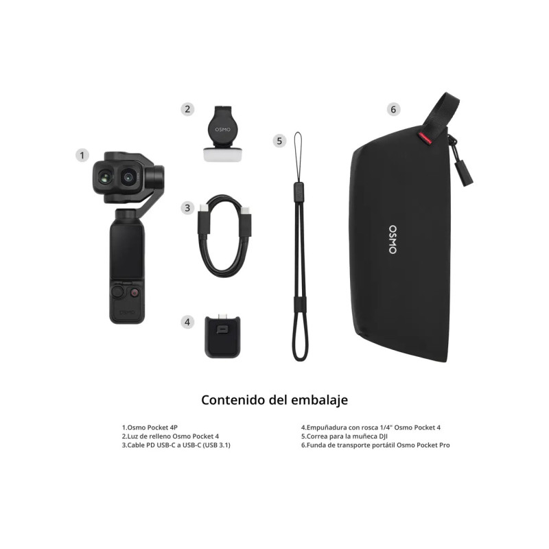 Osmo Pocket 4P Standard Combo