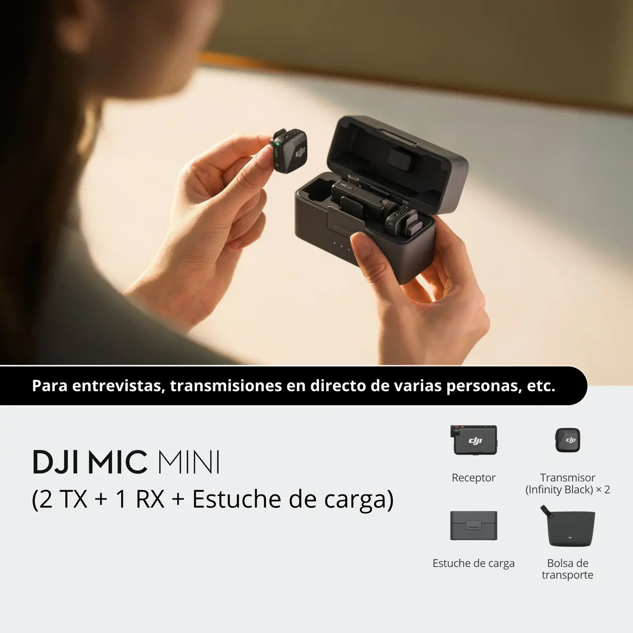 DJI Mic Mini (2 TX + 1 RX + Charging Case)
